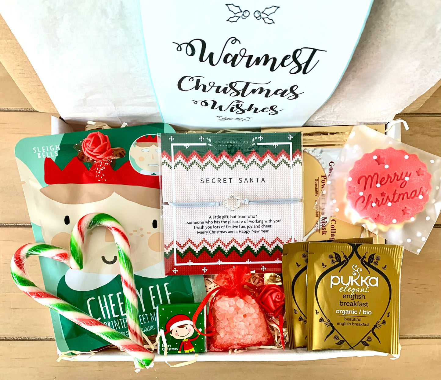 CHRISTMAS Secret Santa Gift, Christmas Pamper gift Box