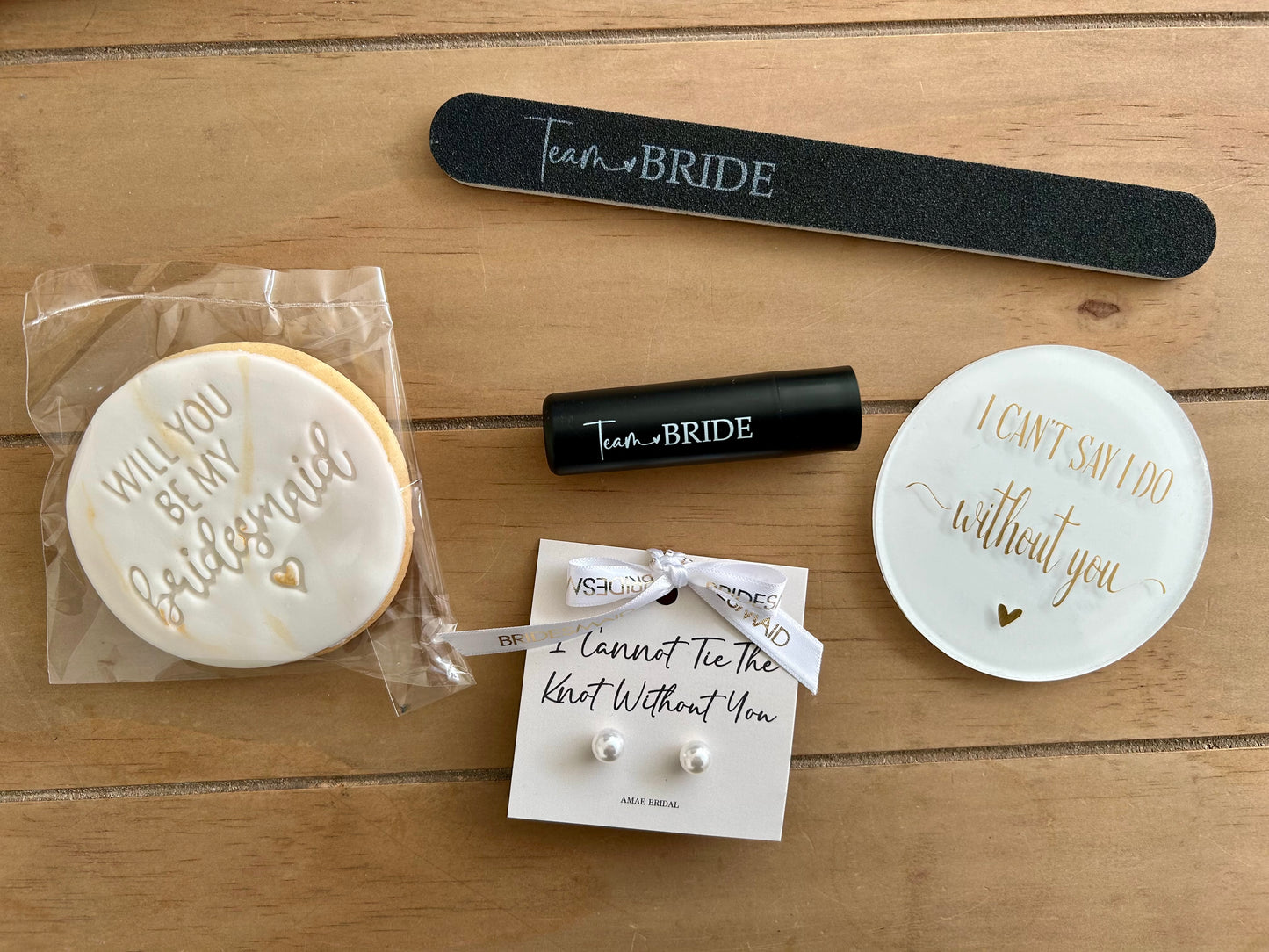 Maid of Honour proposal gift box