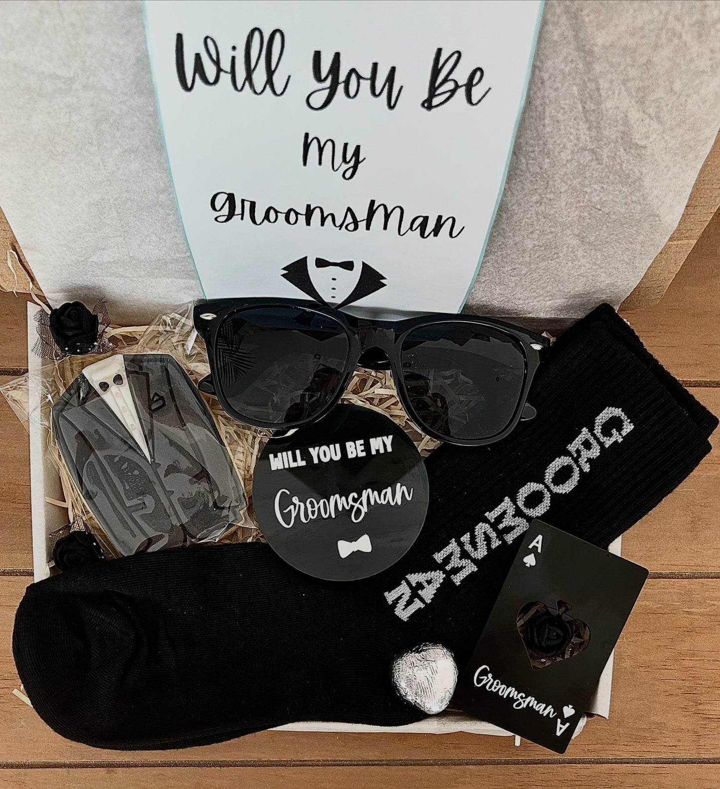 Personalised Groomsman Gift Box | Groomsman Gift for Him | Groomsman Proposal , Best Man Gift | Wedding Groomsman Gift | Groomsman Gift Set