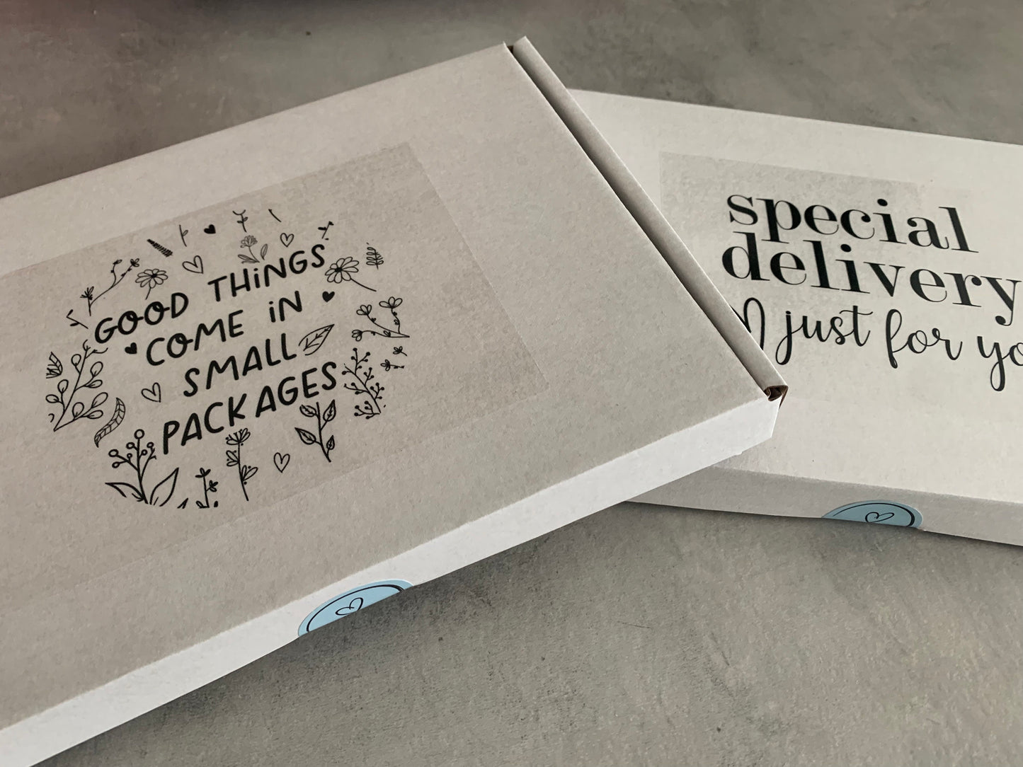 Upgrade Packaging - Outer Sticker Quote & Ribbon Inside Box