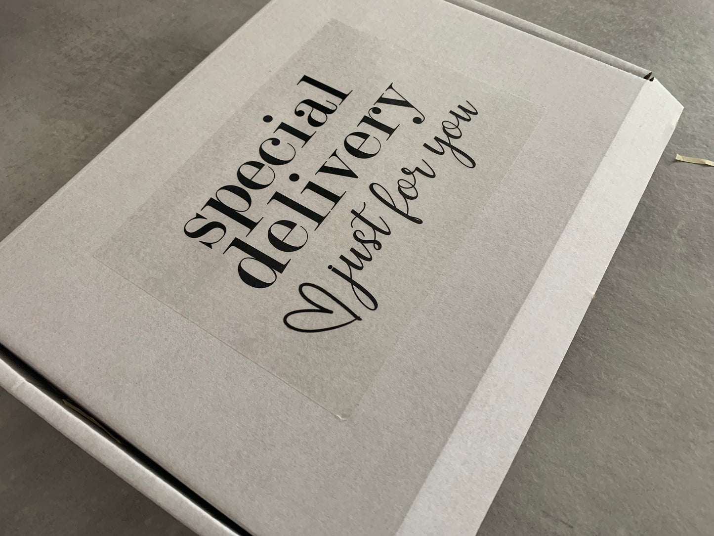 Upgrade Packaging - Outer Sticker Quote & Ribbon Inside Box