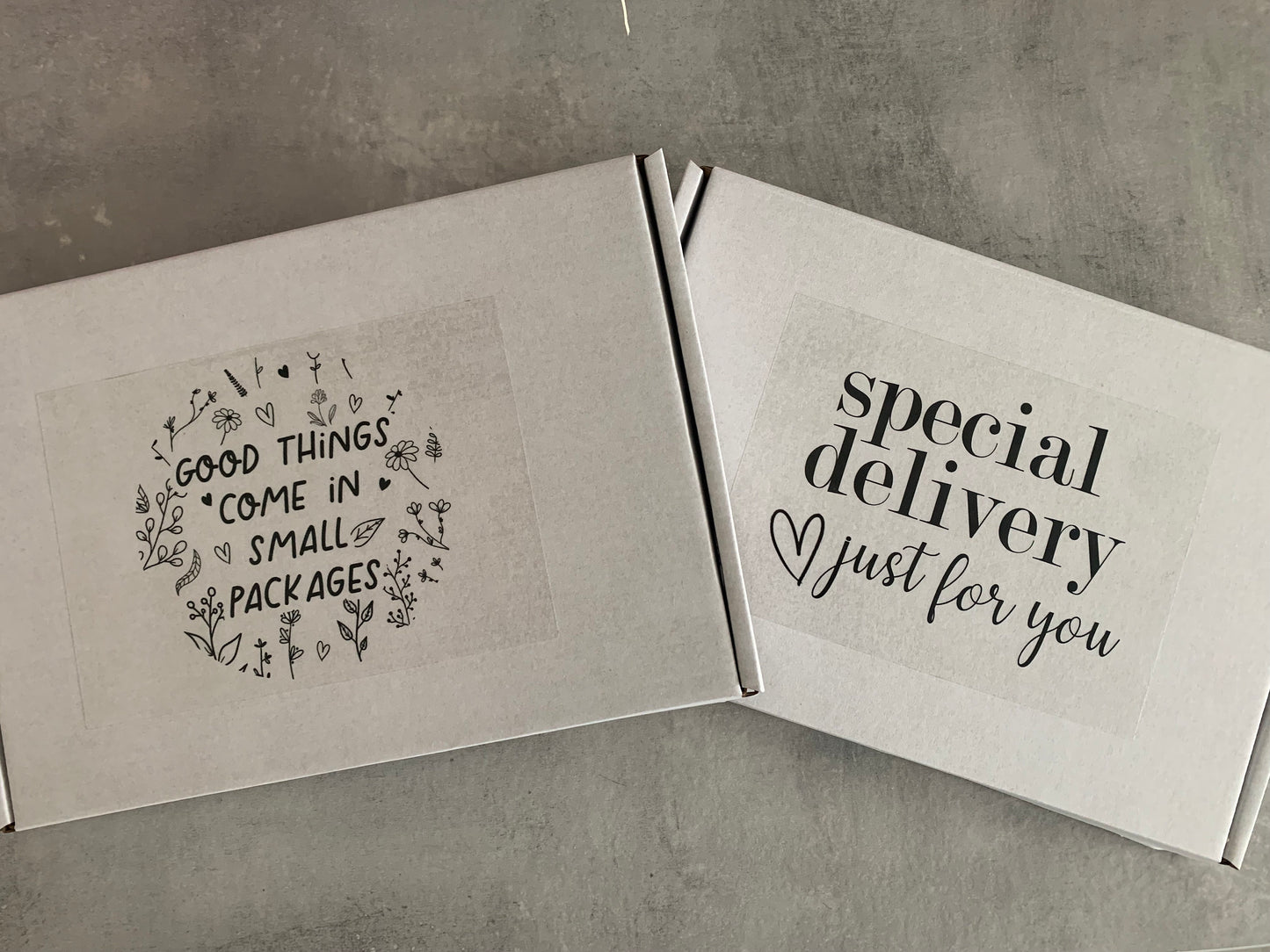 Upgrade Packaging - Outer Sticker Quote & Ribbon Inside Box