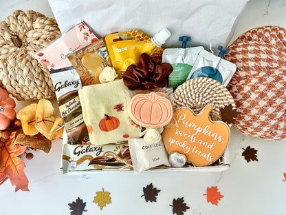 Autumn Pamper hamper, Letterbox Gift for Her , Cosy Self-Care Giftbox , Boo Box, Autumn Lover Giftbox, Halloween Gift Box, Personalised