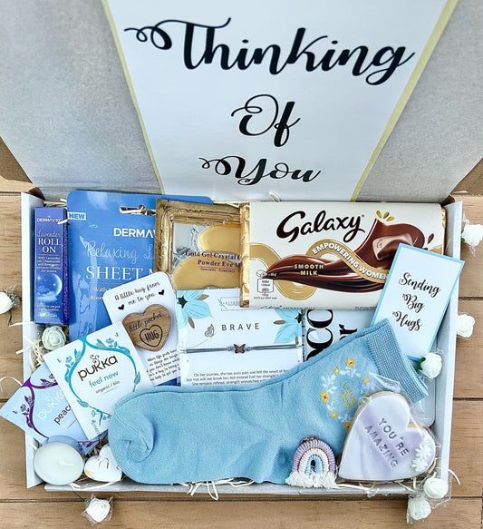 CARE PACKAGE for women , bereavement gift box, Recovery Gift Box, Thinking Of You gift ,Get Well Soon,Cancer Care Hamper, sympathy gift box