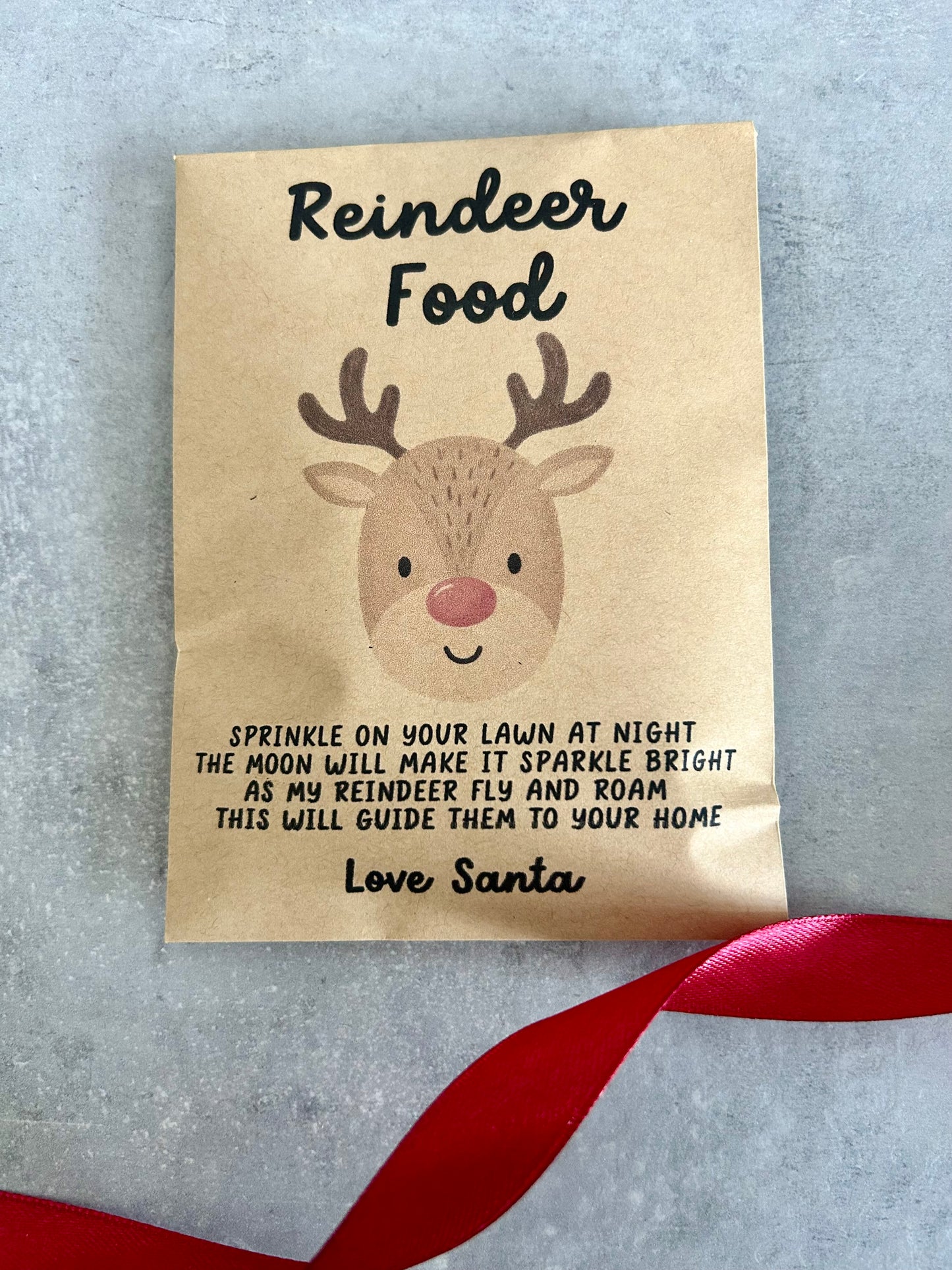 ECO Friendly Reindeer Food - Christmas Eve - Rudolph Snacks - Box Filler
