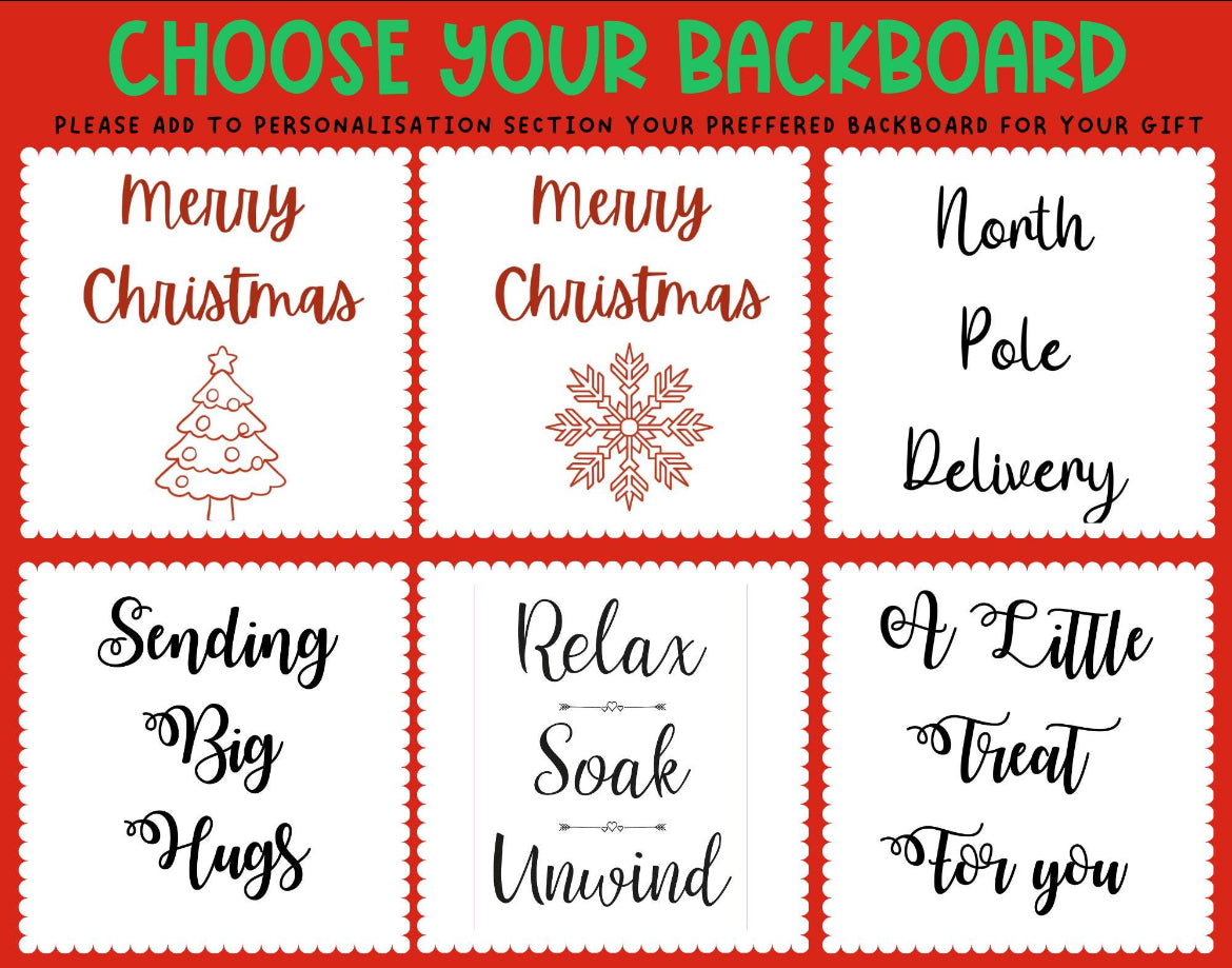 Christmas PAMPER HAMPER | Letterbox Gift for Her | Cosy Self-Care Giftbox | Christmas Box | Christmas Gift box | Christmas Personalised Gift