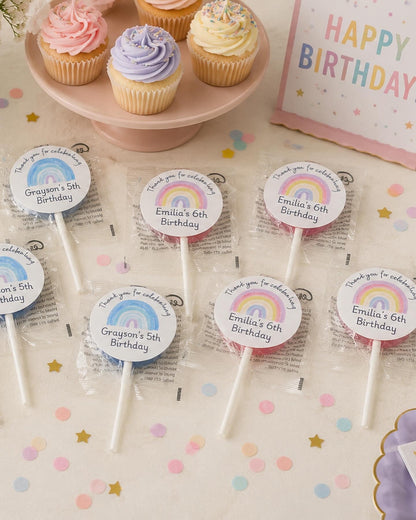 Personalised Kids Party Sweet Lollipops, Childrens Birthday Party, Kids Party Bag Fillers,  Party Favours Custom Sweet Lollies , Party Gift