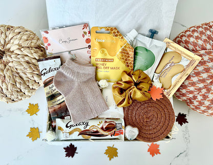 Autumn Pamper hamper, Letterbox Gift for Her , Cosy Self-Care Giftbox , Boo Box, Autumn Lover Giftbox, Halloween Gift Box, Personalised