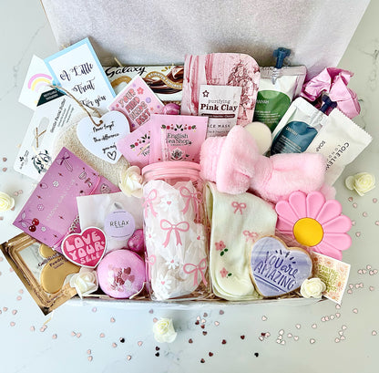 PAMPER HAMPER | Letterbox Gift for Her | Spa Self-Care Giftbox | Birthday Giftbox | Friend Giftbox | Care package Gift | Personalised Gift