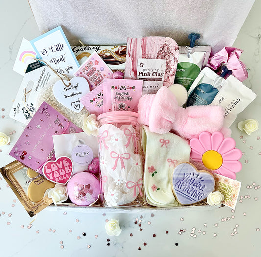 PAMPER HAMPER | Letterbox Gift for Her | Spa Self-Care Giftbox | Birthday Giftbox | Friend Giftbox | Care package Gift | Personalised Gift