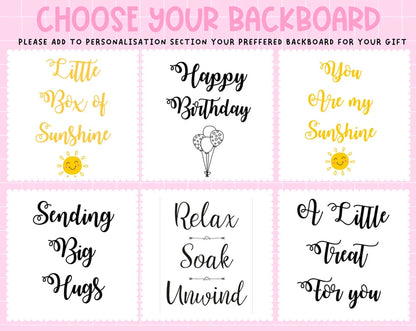 HUG IN A BOX - Gift box - Treat Box - Personalised - Self Care Gift - Birthday Treat - Gifts for friends - Thinking of you