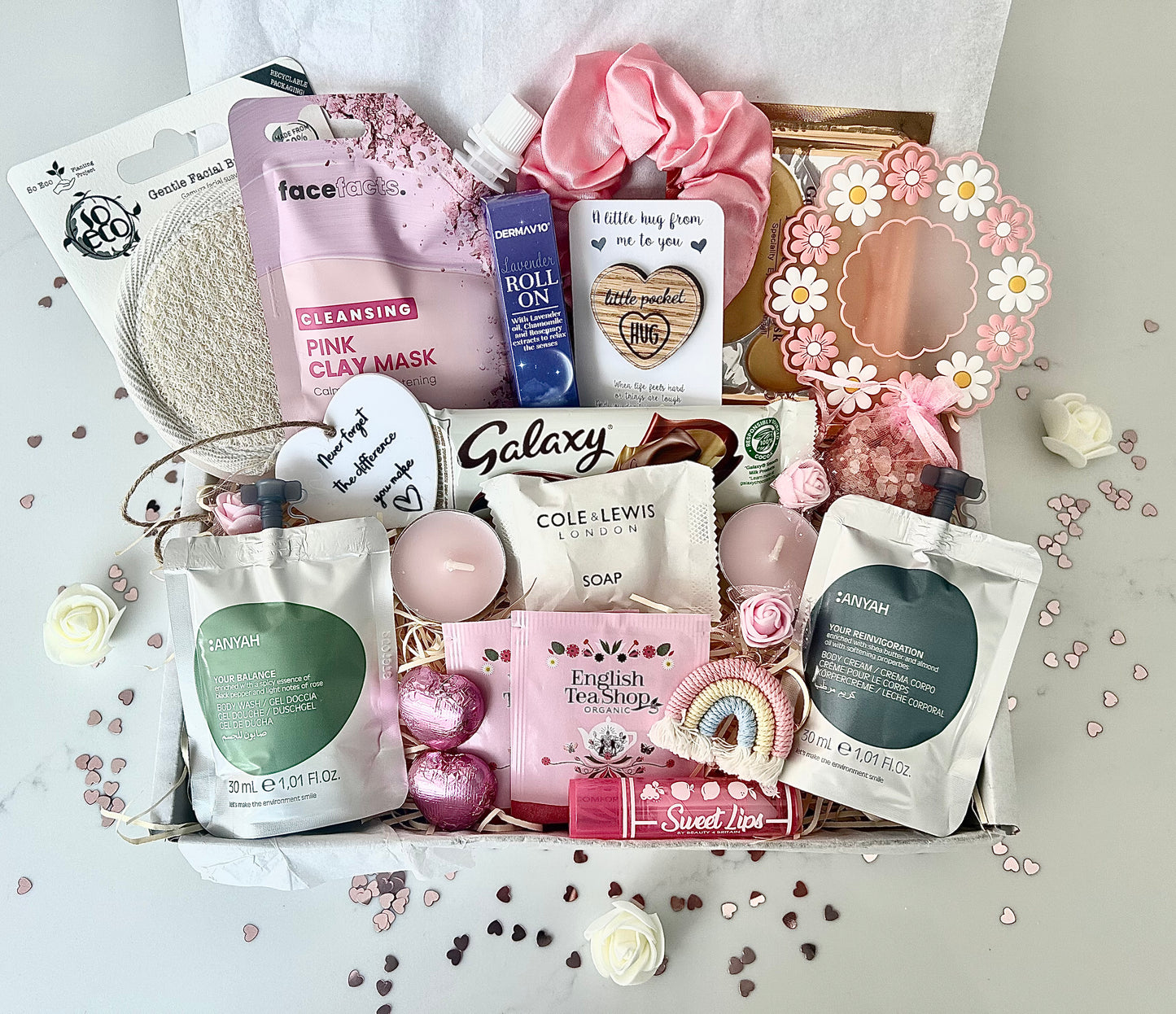 HUG IN A BOX – Spa Gift For Her – Pamper Hamper – Self Care Box – Hug in a Box – New Mum Gift – Care Package – Gift For Her – Birthday Gift