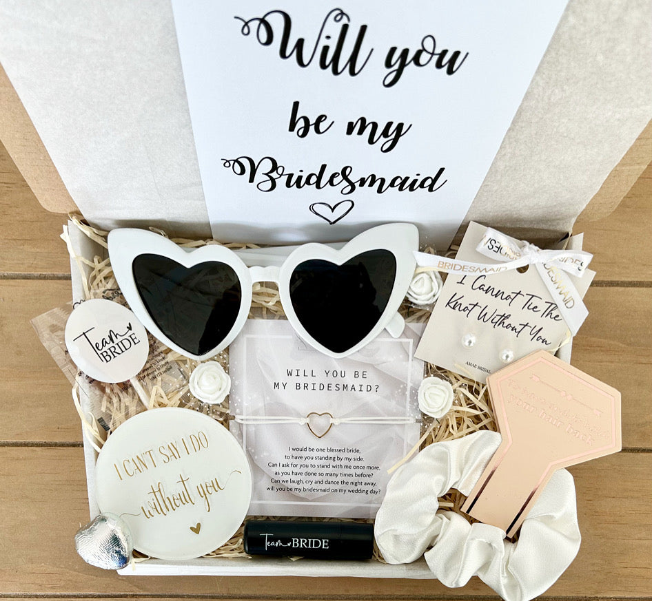Bridesmaid proposal gift box bridesmaids gift set – sweetegifts