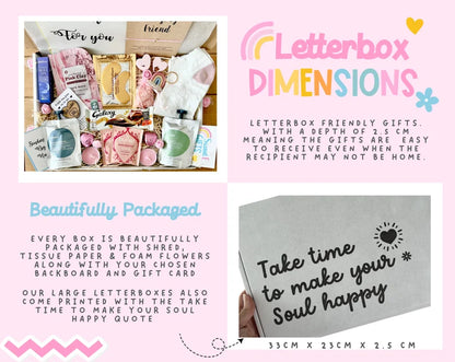 HUG IN A BOX - Gift box - Treat Box - Personalised - Self Care Gift - Birthday Treat - Gifts for friends - Thinking of you