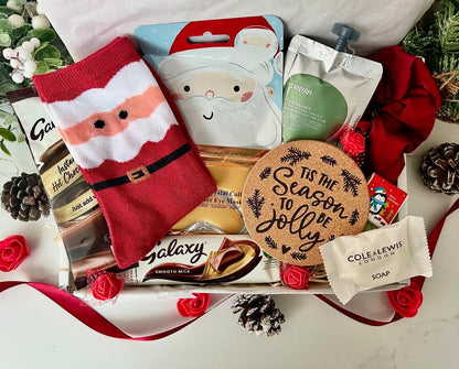 Christmas PAMPER HAMPER | Letterbox Gift for Her | Cosy Self-Care Giftbox | Christmas Box | Christmas Gift box | Christmas Personalised Gift