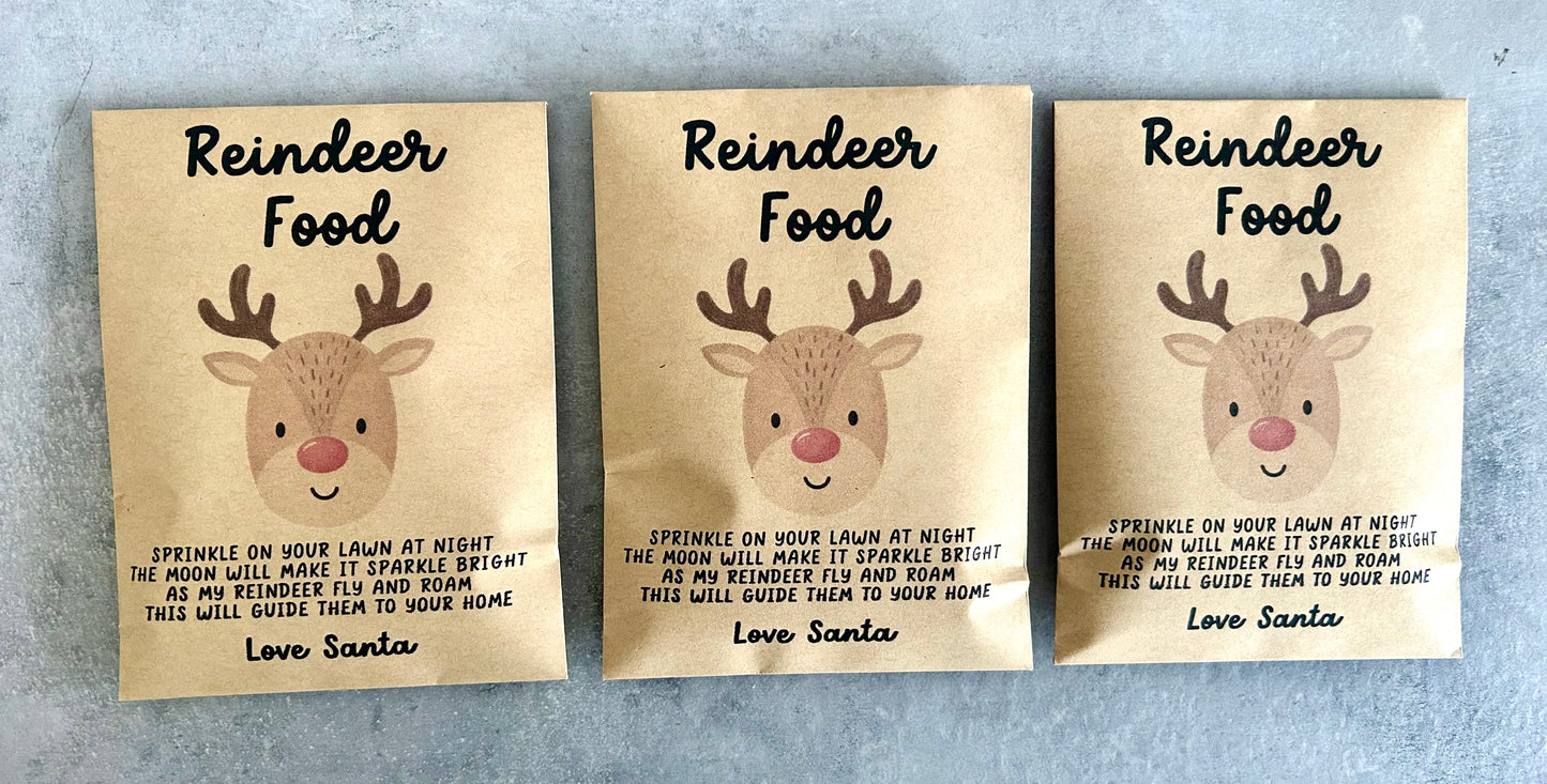 ECO Friendly Reindeer Food - Christmas Eve - Rudolph Snacks - Box Filler