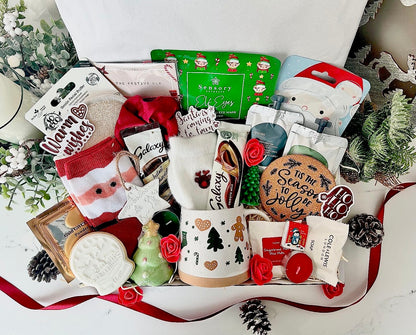 Christmas PAMPER HAMPER | Letterbox Gift for Her | Cosy Self-Care Giftbox | Christmas Box | Christmas Gift box | Christmas Personalised Gift