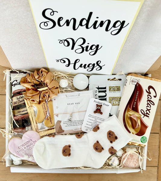 Box of Bear Hugs - Recovery Get Well Soon Gift - Thinking of you Gift Set - Box for Strength - Get Well Soon Box