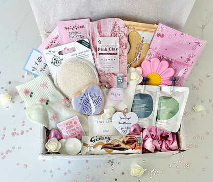 PAMPER HAMPER | Letterbox Gift for Her | Spa Self-Care Giftbox | Birthday Giftbox | Friend Giftbox | Care package Gift | Personalised Gift