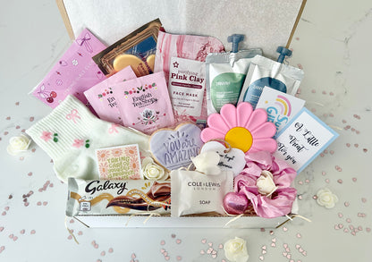 PAMPER HAMPER | Letterbox Gift for Her | Spa Self-Care Giftbox | Birthday Giftbox | Friend Giftbox | Care package Gift | Personalised Gift