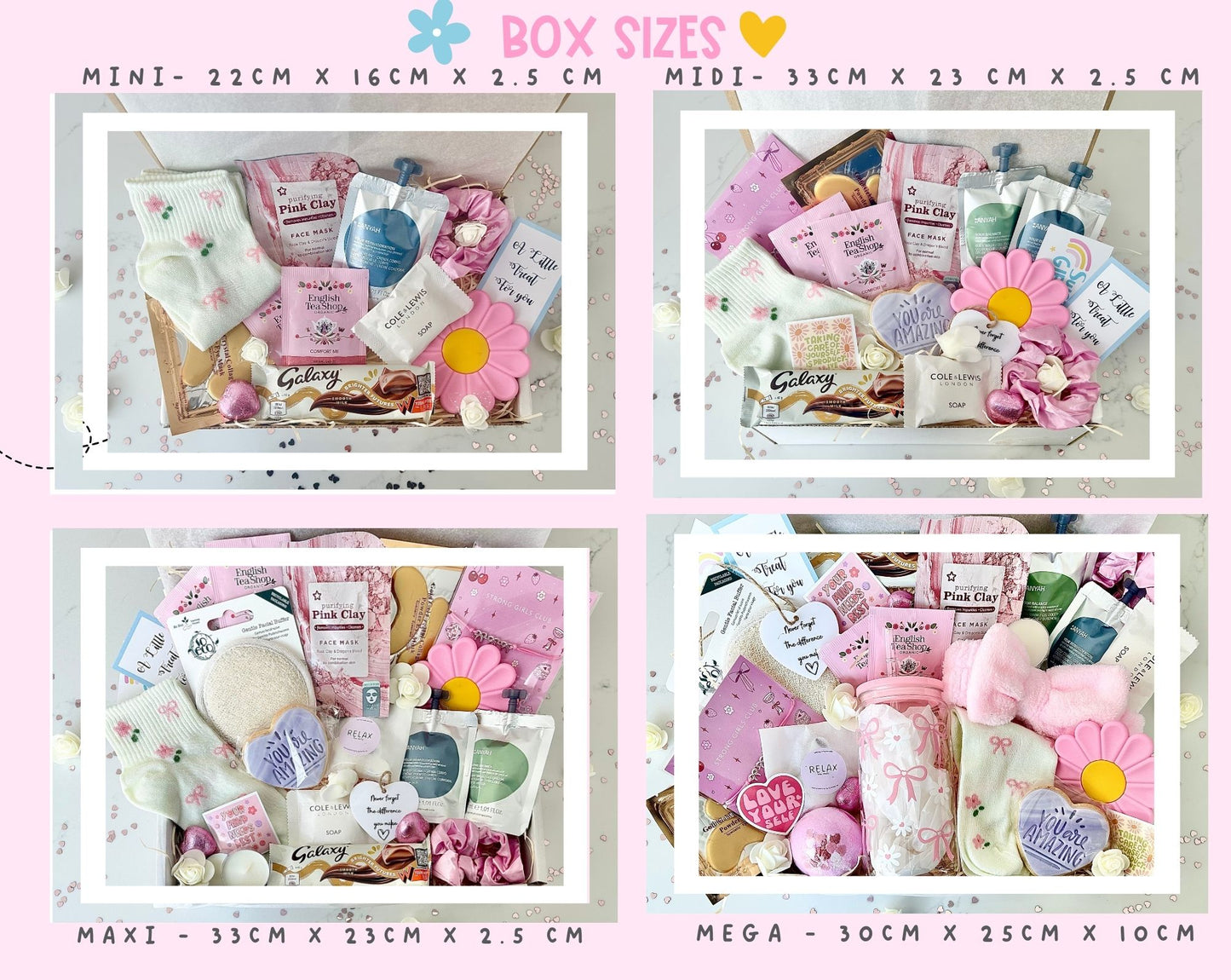 PAMPER HAMPER | Letterbox Gift for Her | Spa Self-Care Giftbox | Birthday Giftbox | Friend Giftbox | Care package Gift | Personalised Gift