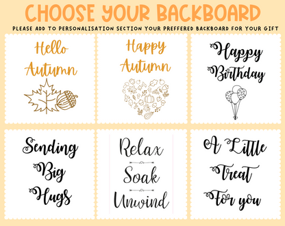 Autumn Pamper hamper, Letterbox Gift for Her , Cosy Self-Care Giftbox , Boo Box, Autumn Lover Giftbox, Halloween Gift Box, Personalised