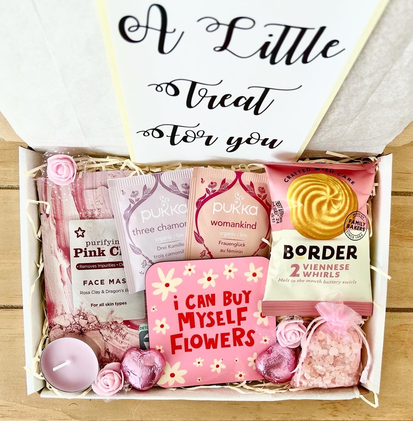 Mini Ladies Gift Box- Birthday Hamper, Pamper Box, Spa Gift Box, Care package for her, Birthday gifts, Gift for Her