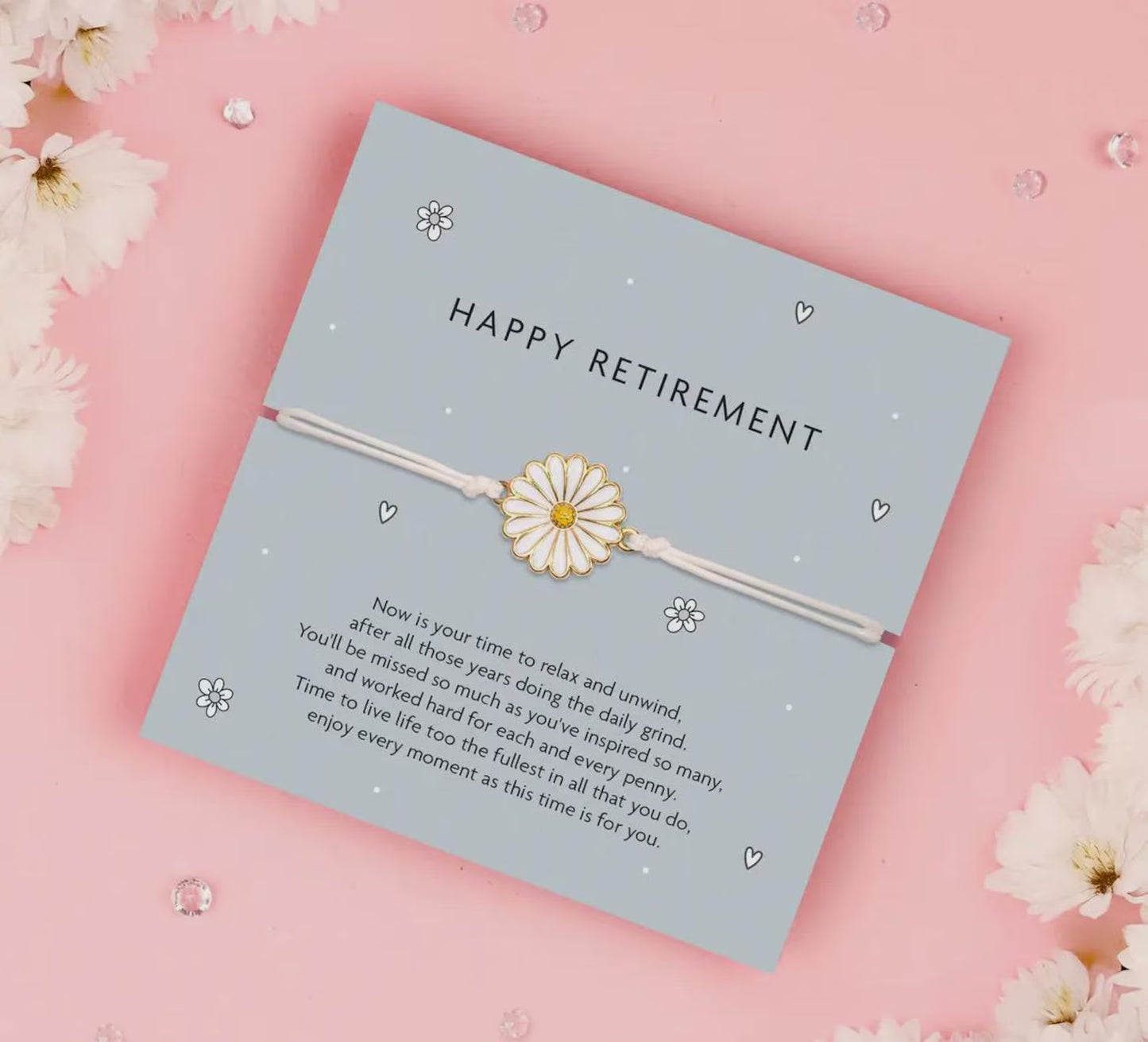 Personalised Happy retirement gift box, ladies officially retired hamper, retirement congratulations present for women, retirement gift set