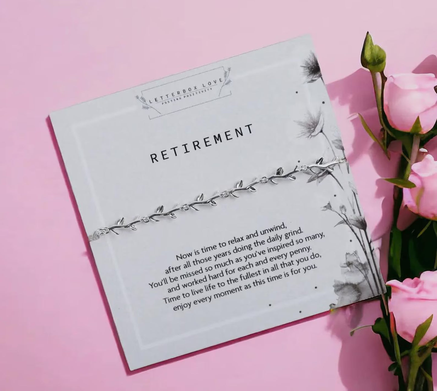 Personalised Happy retirement gift box, ladies officially retired hamper, retirement congratulations present for women, retirement gift set