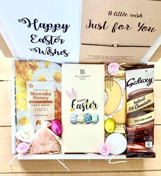 Mini  Easter Pamper Gift Box, easter hug in a box ,easter pamper hamper ,easter care package, Easter self care gift,personalised Easter gift