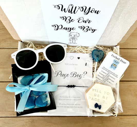 Page Boy Gift , Page Boy Proposal Gift, Will you be my Page Boy gift, Thank You Page Boy , Page Boy Favour, Page Boy Gift Box , Page boy